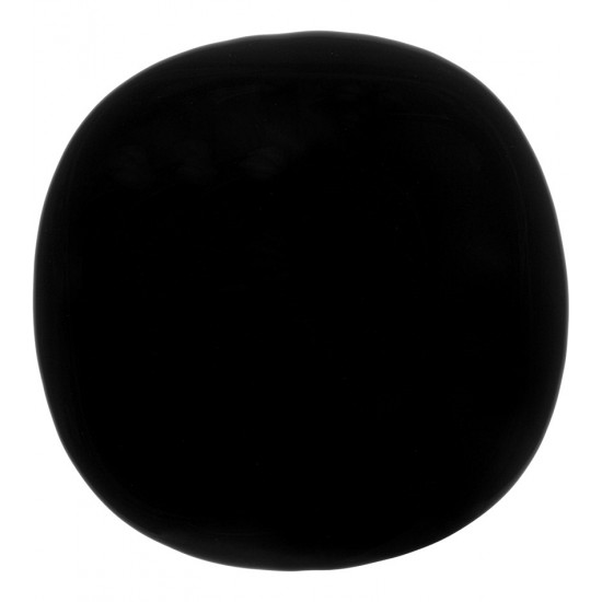 Prato 19,8cm Para Sobremesa De Vidro Opalino Carine Black Luminarc